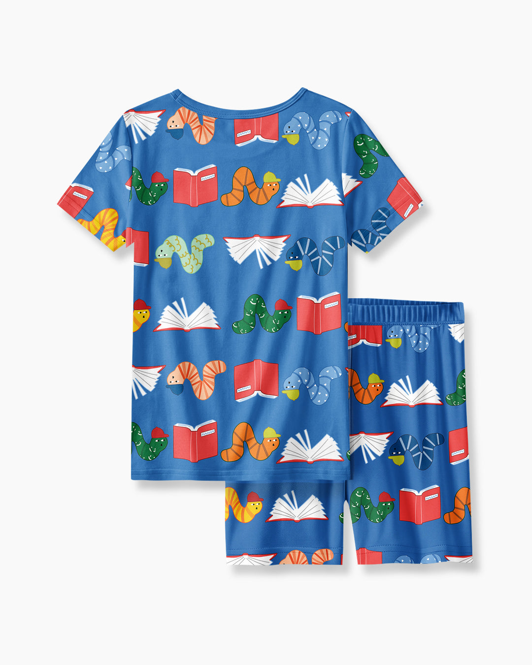 Bookworm Family Matching Bamboo Two Piece Short Sleeve Shorts Pajama Set