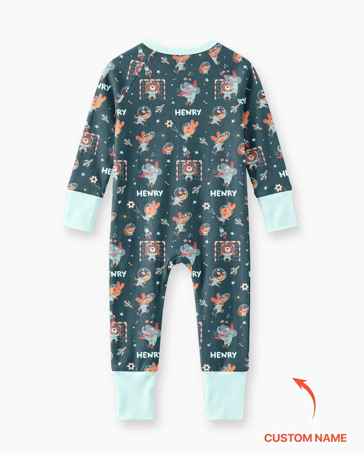 Space Soccer Bamboo Convertible Zippy