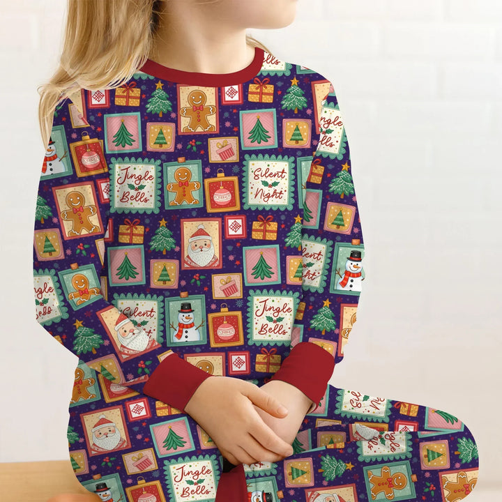 Magical Christmas Night Bamboo Two Piece Long Sleeve Pajama Set