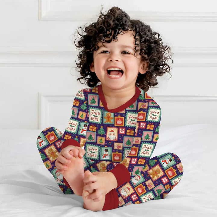 Magical Christmas Night Bamboo Two Piece Long Sleeve Pajama Set