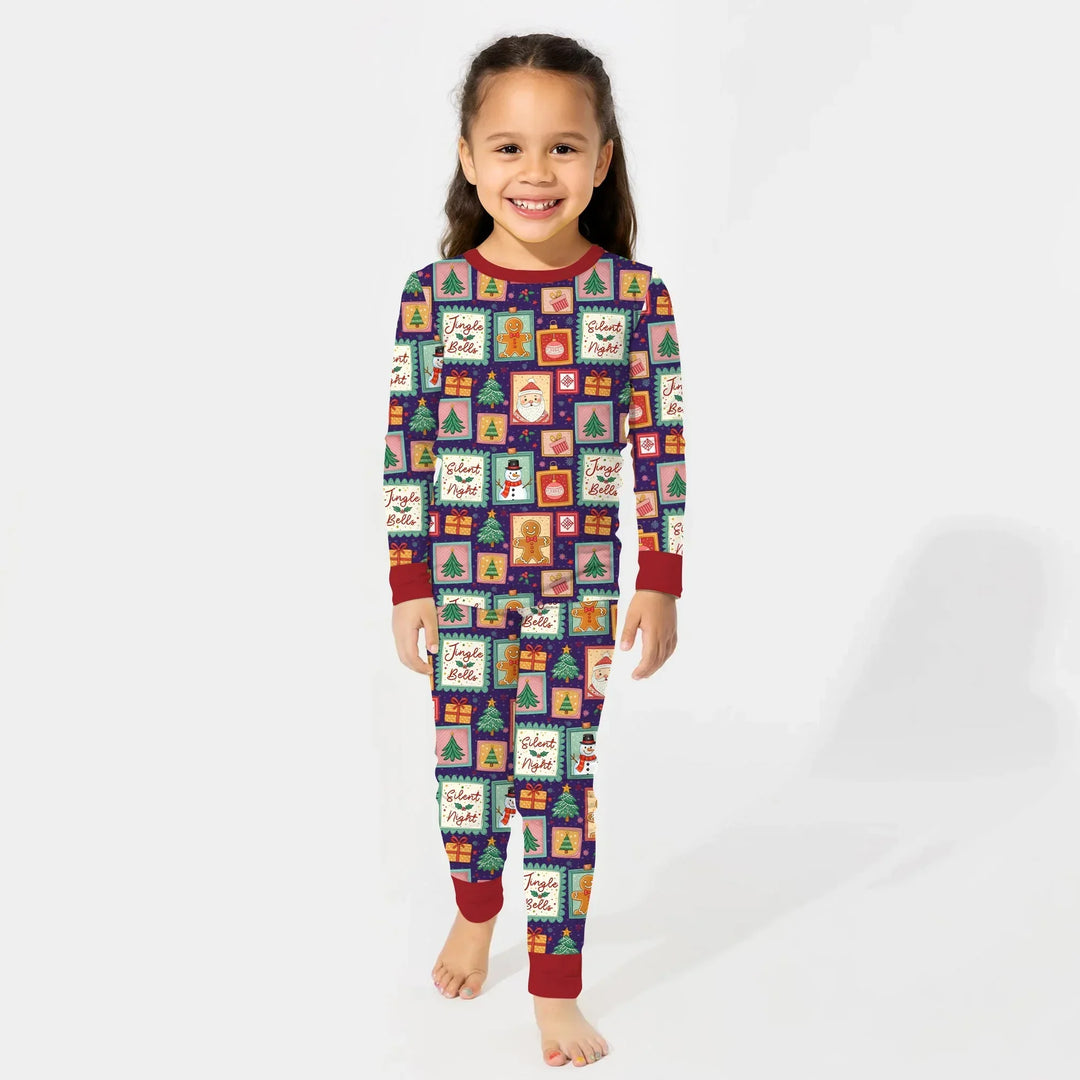 Magical Christmas Night Bamboo Two Piece Long Sleeve Pajama Set