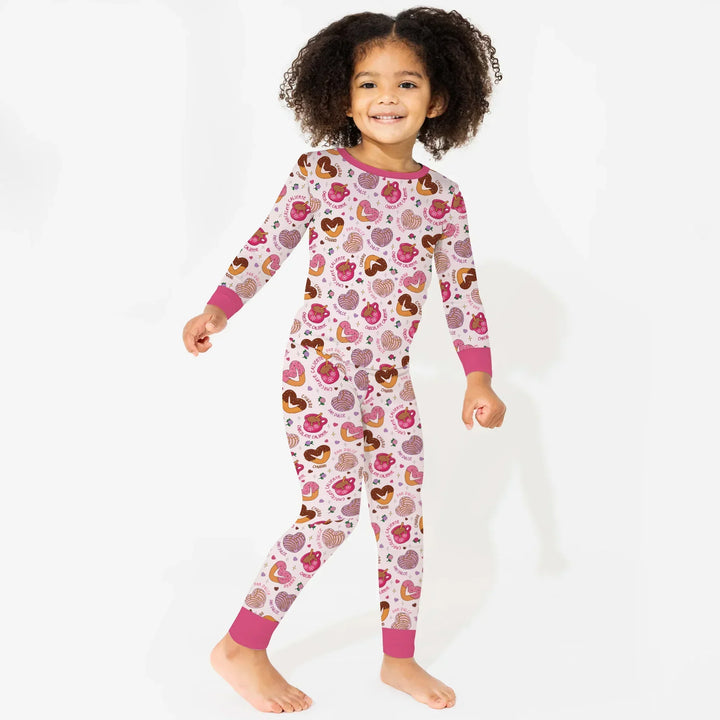 Te quiero un churro Bamboo Two Piece Long Sleeve Pajama Set