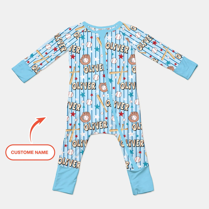 Custom name Little Baller Bamboo Convertible Zippy