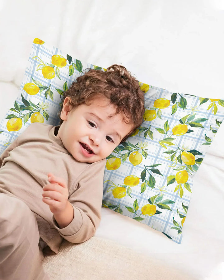 Mediterranean Lemons Family Matching Bamboo Pillow Case