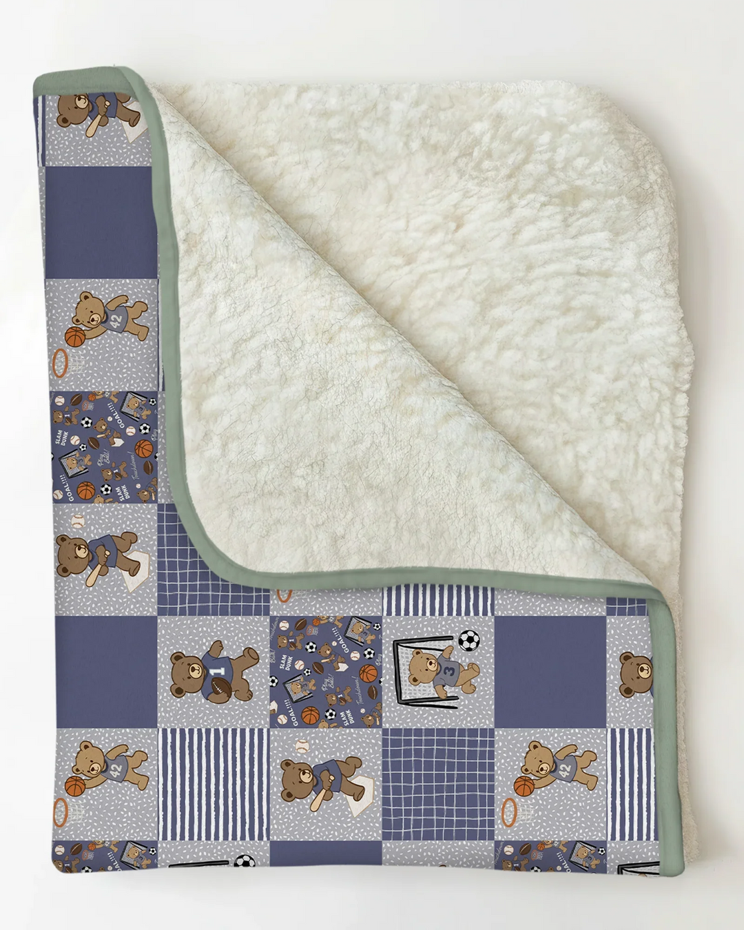 Game Day Teddy Bamboo Blanket