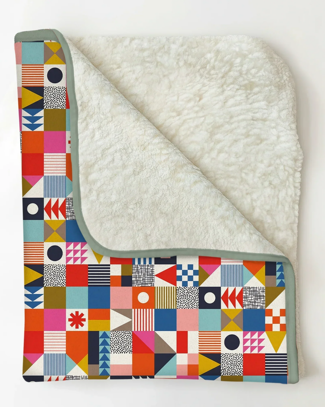 Playful Shapes Bamboo Blanket