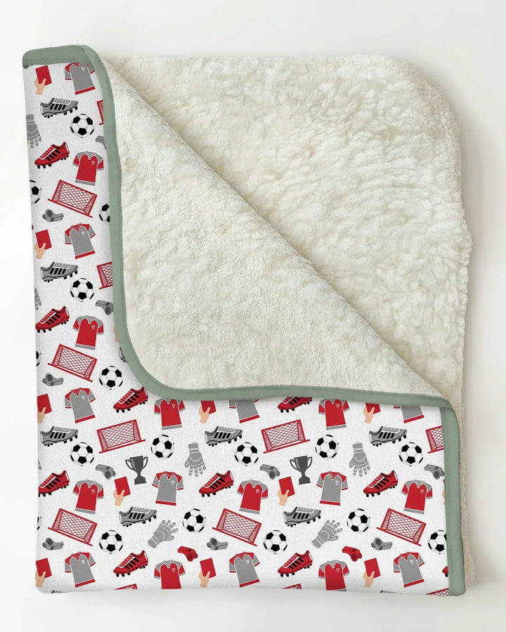 Soccer Gear Bamboo Blanket