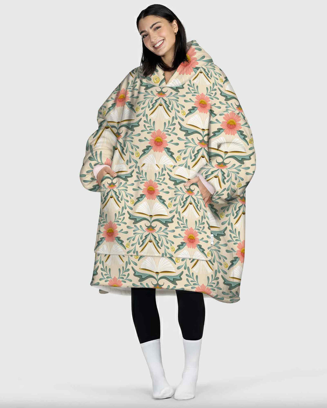 Blooming Stories Bamboo Blanket Hoodie