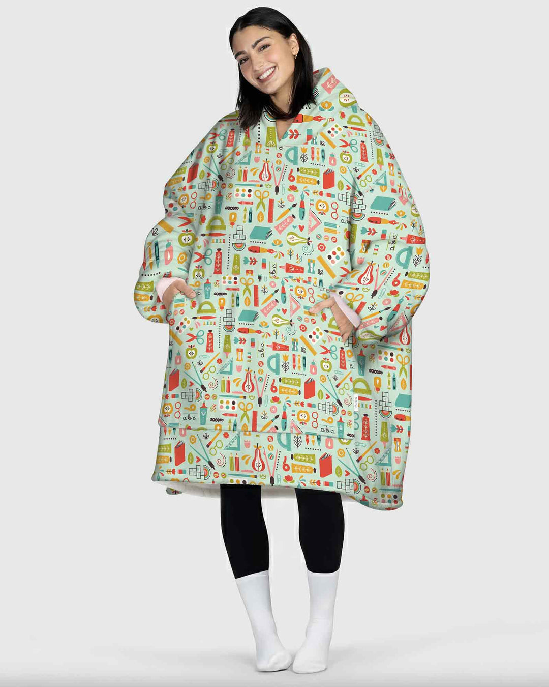 Creative Classroom Bamboo Blanket Hoodie