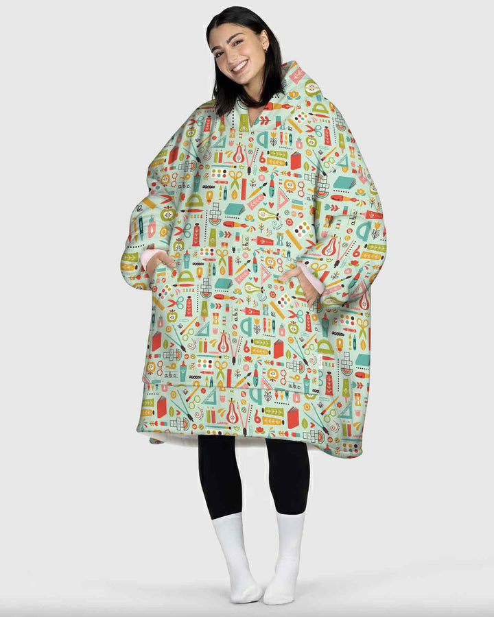 Creative Classroom Bamboo Blanket Hoodie