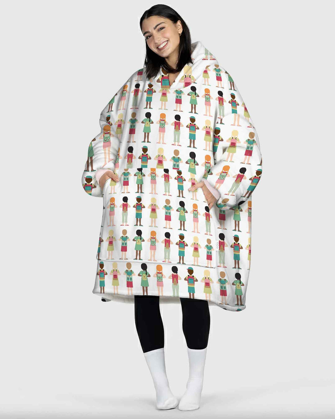 Little Friends Everywhere Bamboo Blanket Hoodie
