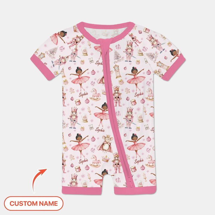 Custom Character "Ballerina Nutcracker Fairytale" Bamboo Shorty Zippy