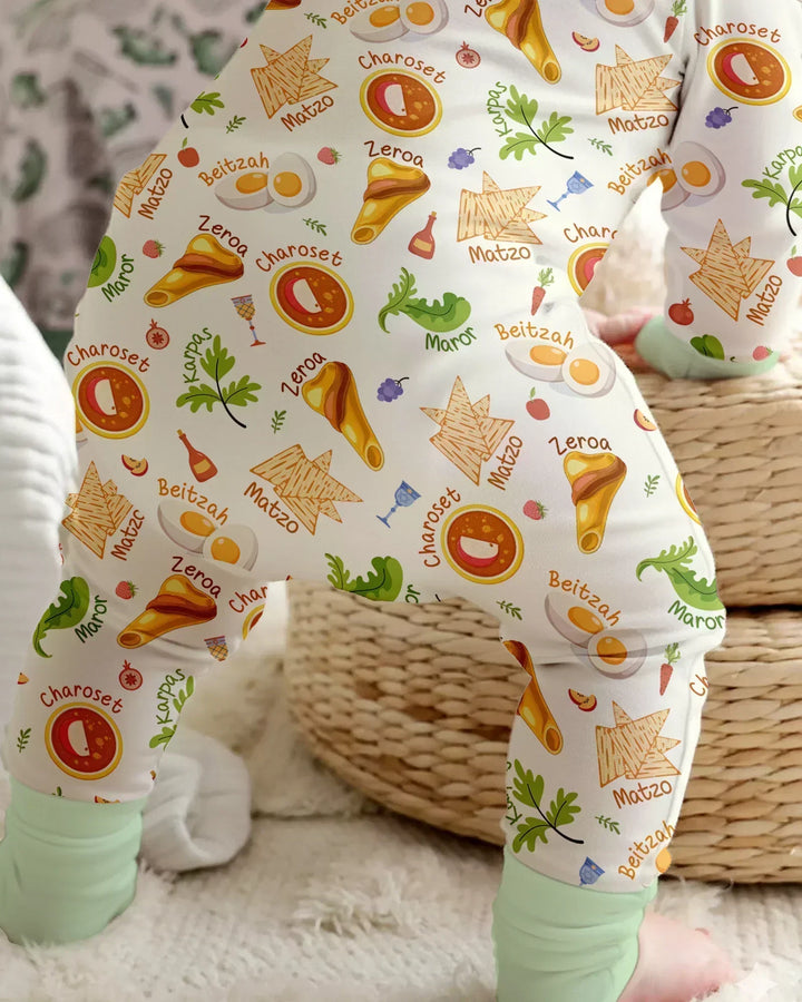 Happy Passover Family Matching Bamboo Convertible Zippy