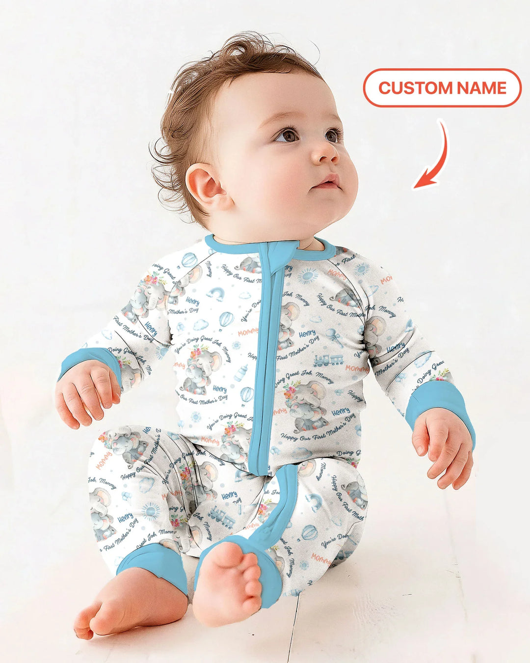 You're Doing Great Job, Mommy Bamboo Convertible Zippy
