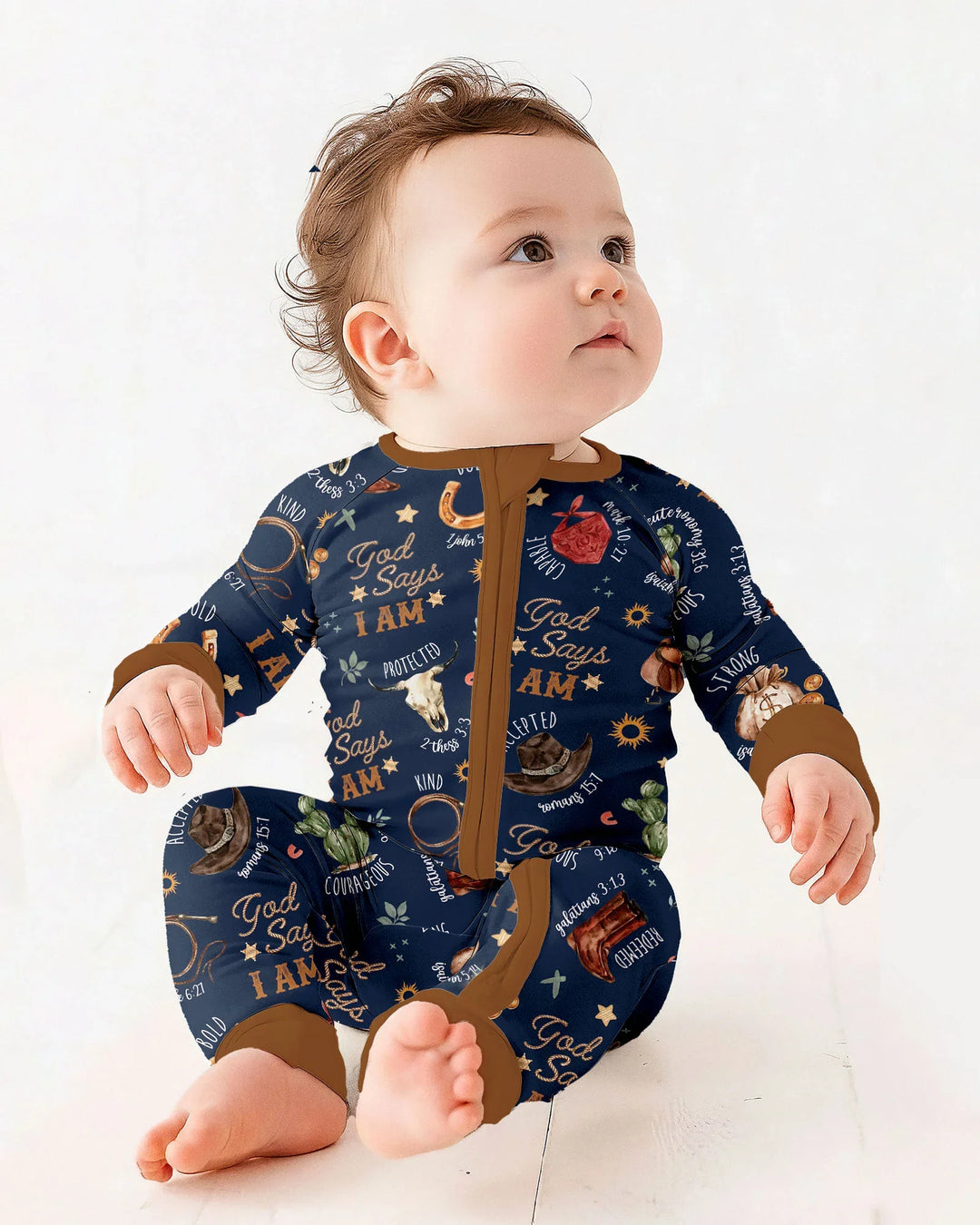 God Says I Am Western Faith Bamboo Convertible Zippy