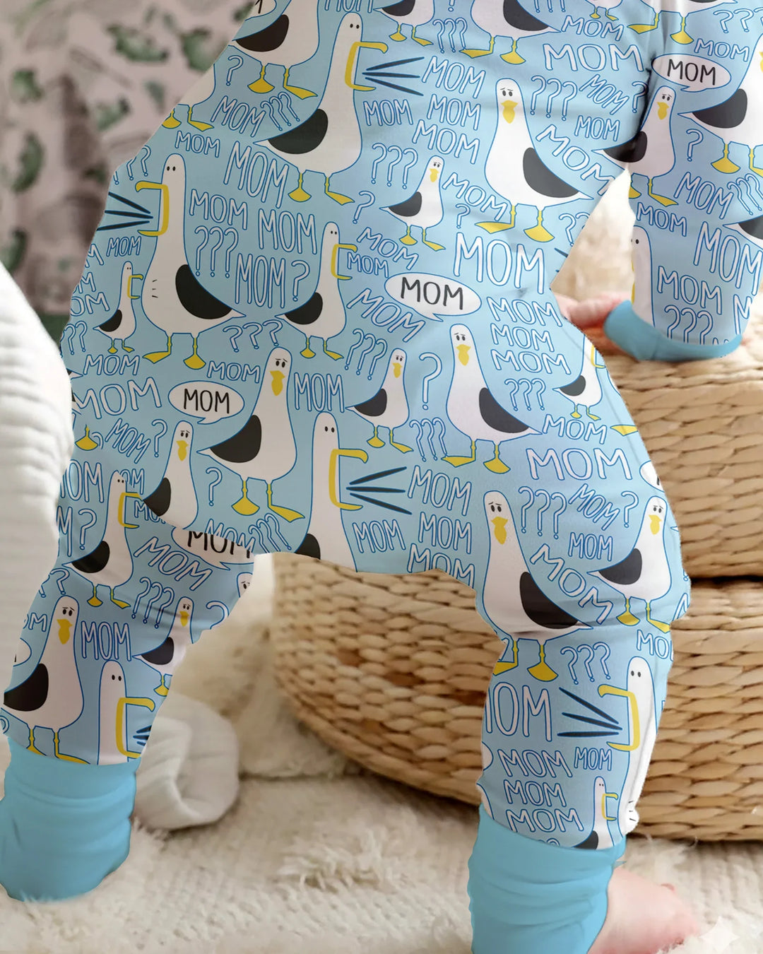 Funny Seagull MOM Convertible Zippy