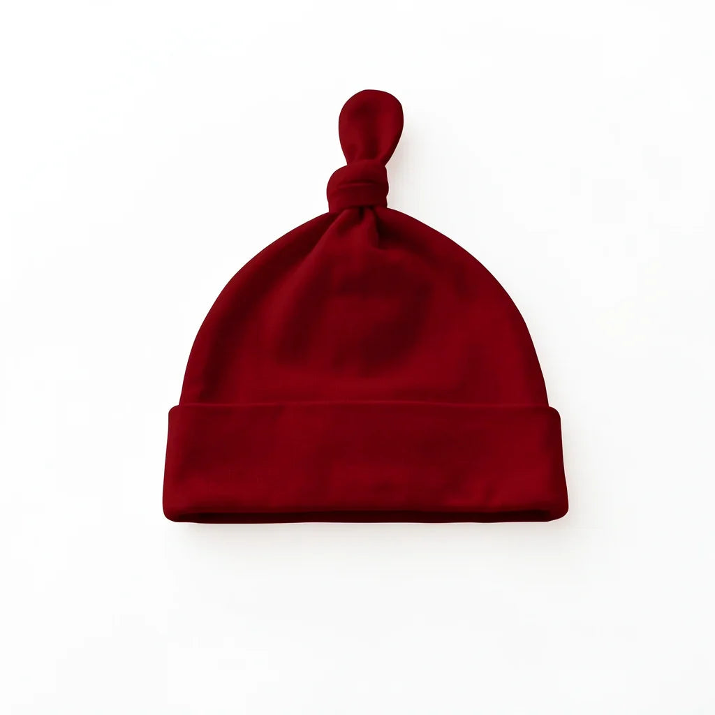 Solid Color Bamboo Knotted Hat