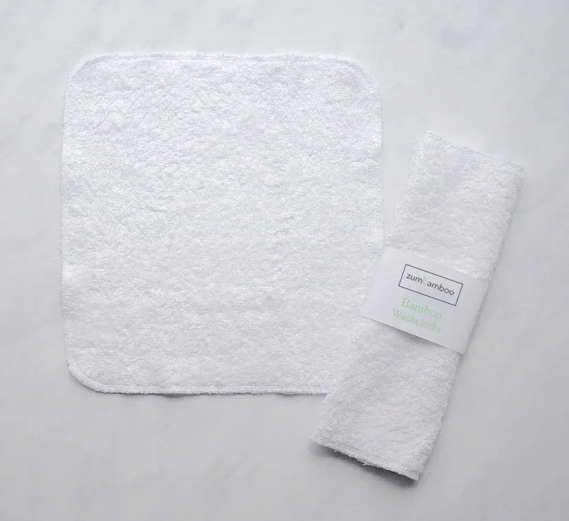 Bamboo Washcloth in Cloud