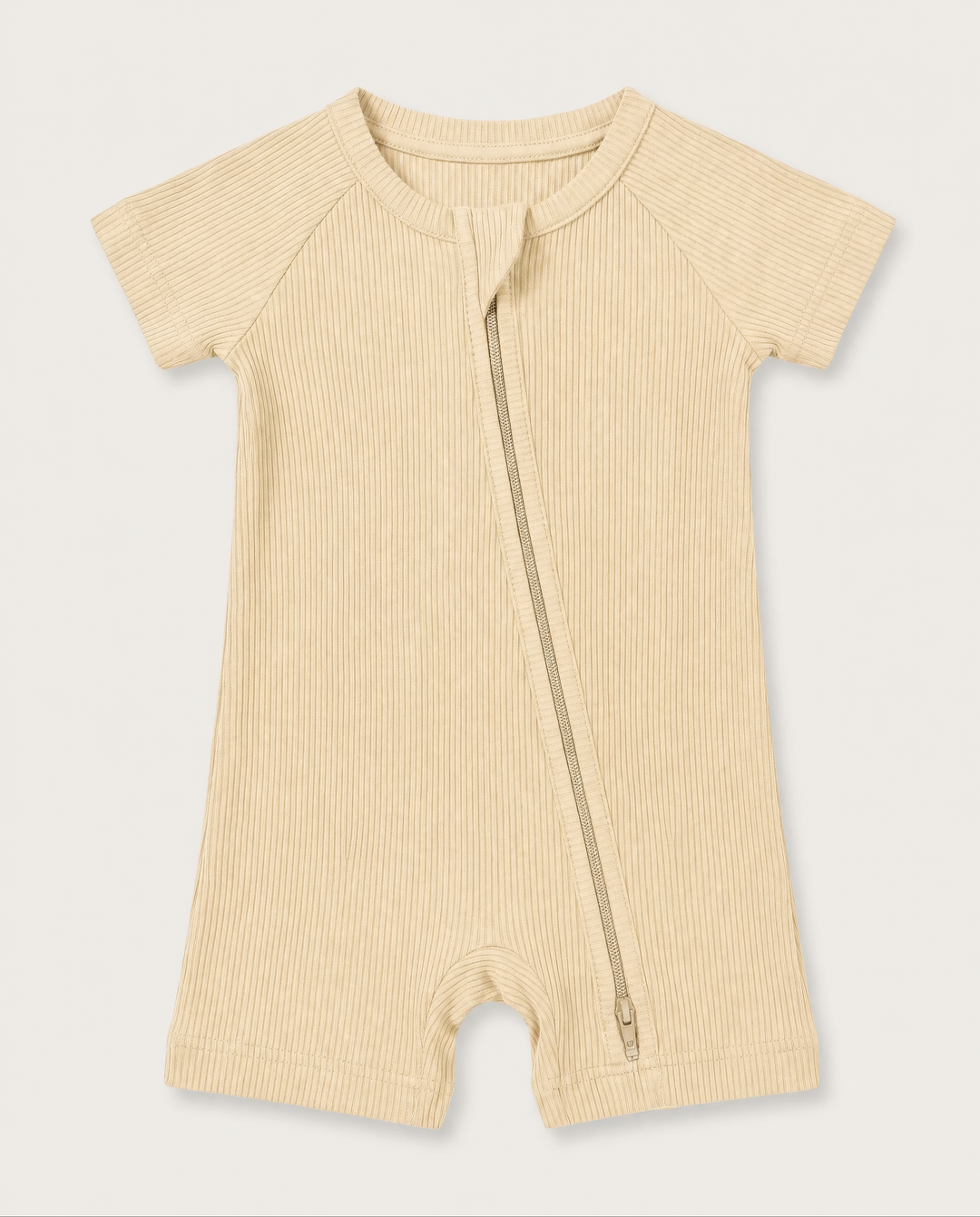 Ribbed Bamboo Shorty Zippy