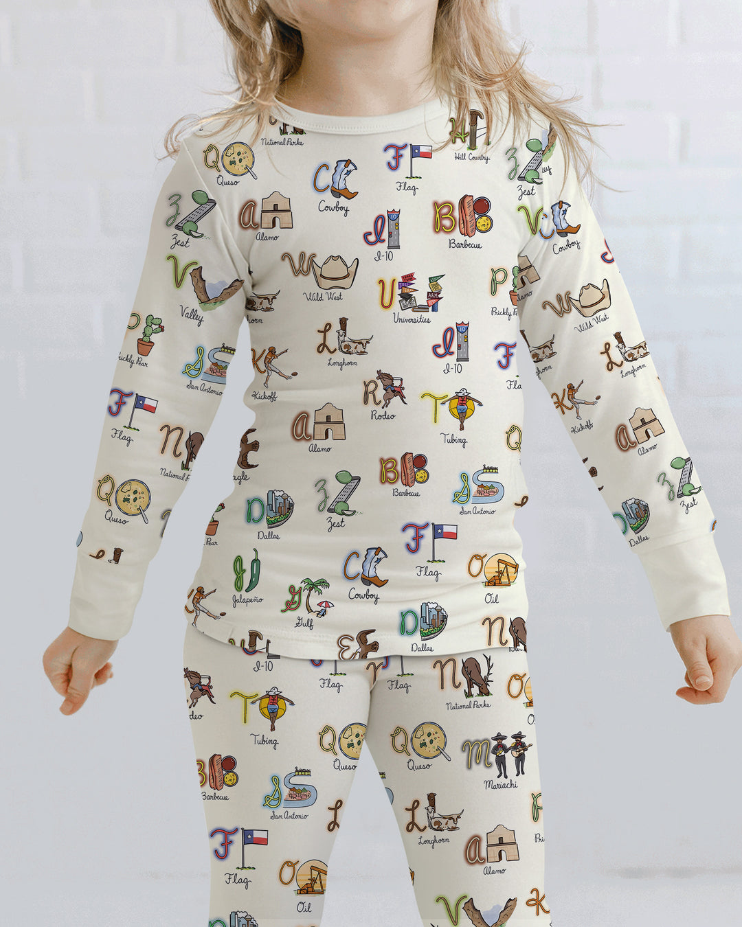Template Bamboo Two Piece Long Sleeve Pyjamas Set
