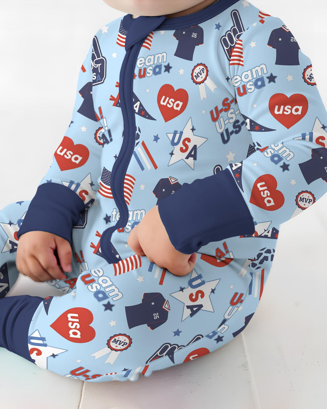 Soccer Party Team USA Bamboo Convertible Zippy