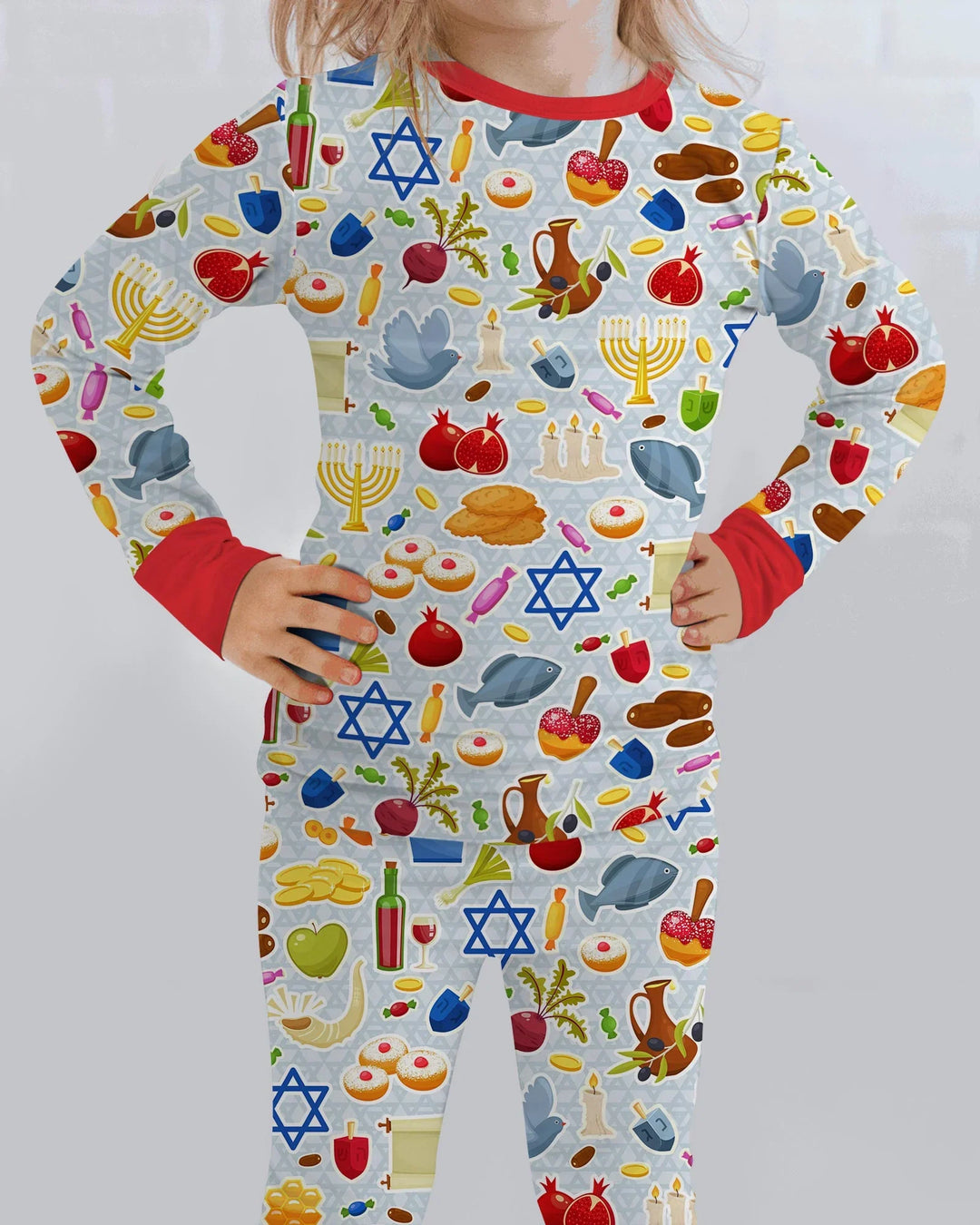Shana Tovah Bamboo Two Piece Long Sleeve Pajama Set