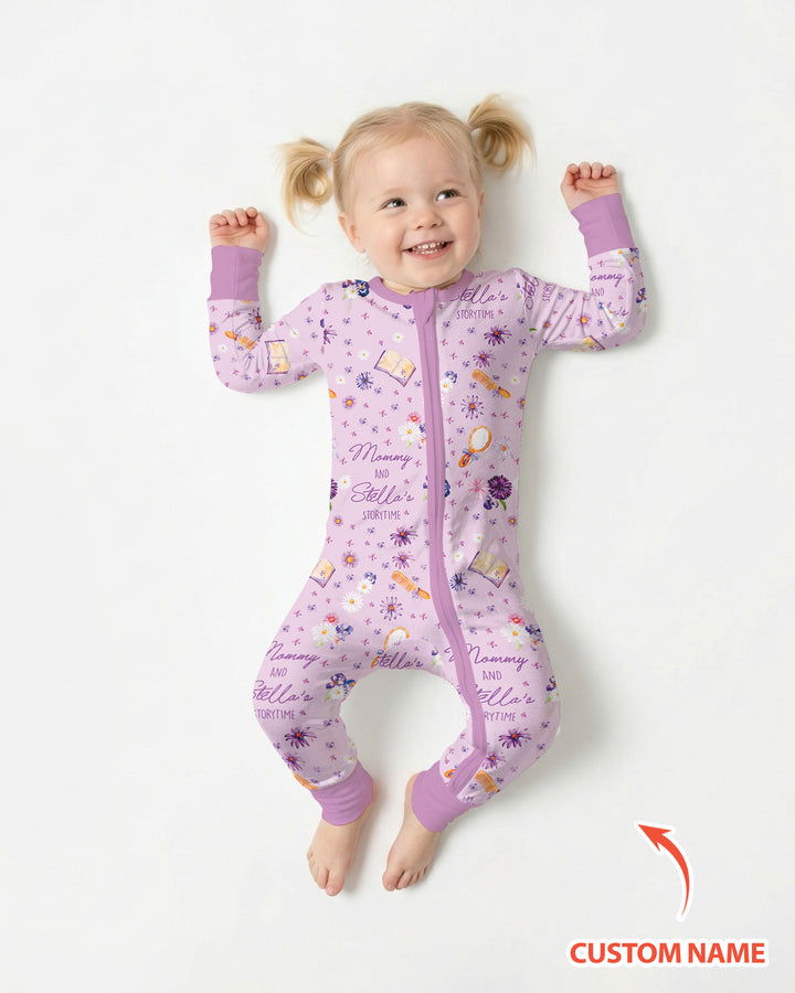Mommy Daddy And Me Bedtime Story Family Matching Bamboo Convertible Zippy