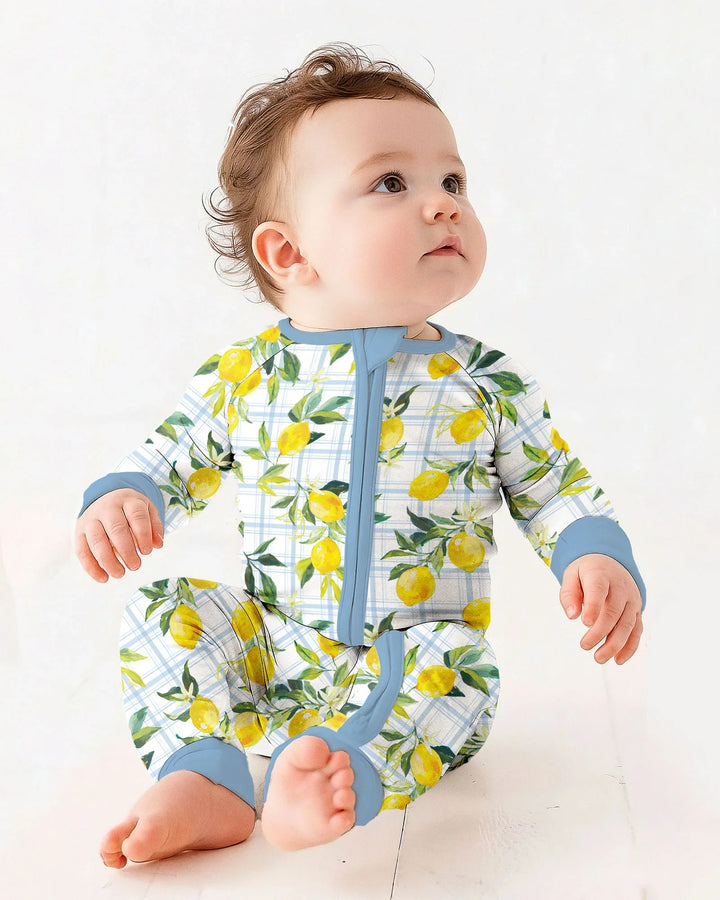 Mediterranean Lemons Family Matching Bamboo Convertible Zippy