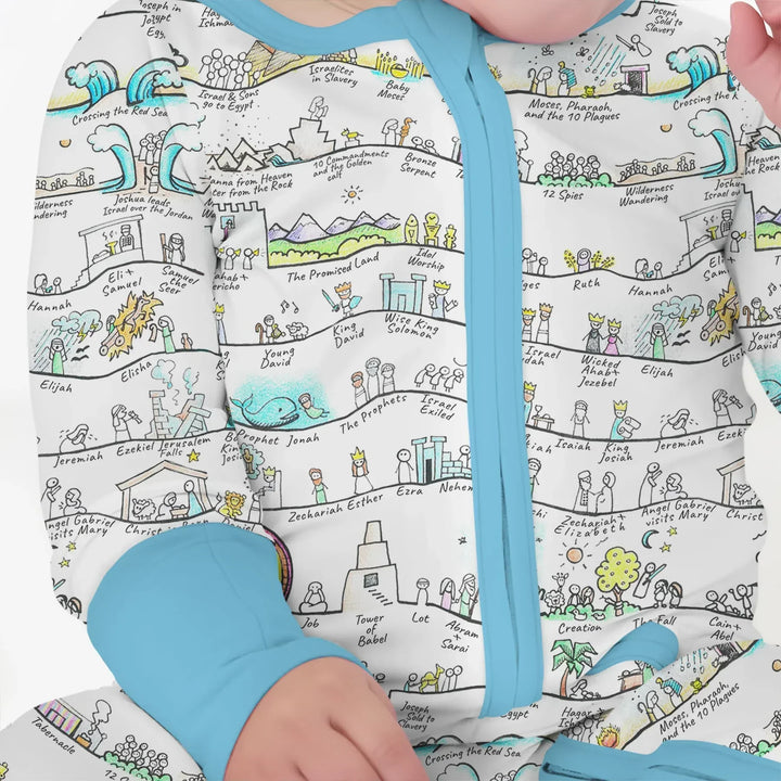 Bible Story Journey Family Matching Bamboo Convertible Zippy
