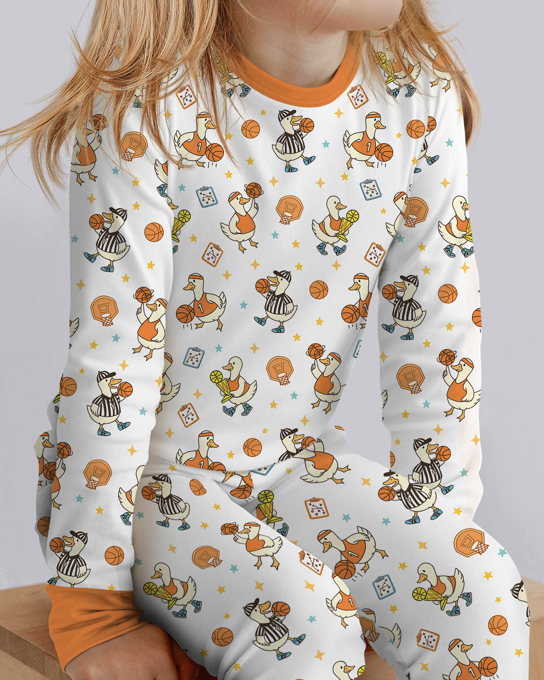 Template Bamboo Two Piece Long Sleeve Pyjamas Set