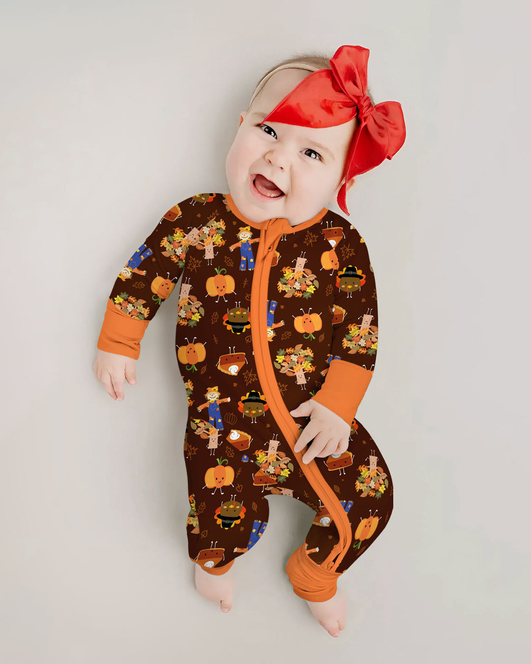 Thanksgiving Festive Bamboo Convertible Zippy