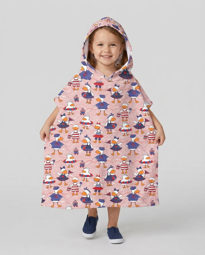 Freedom Floaties Family Matching Bamboo Swim Poncho