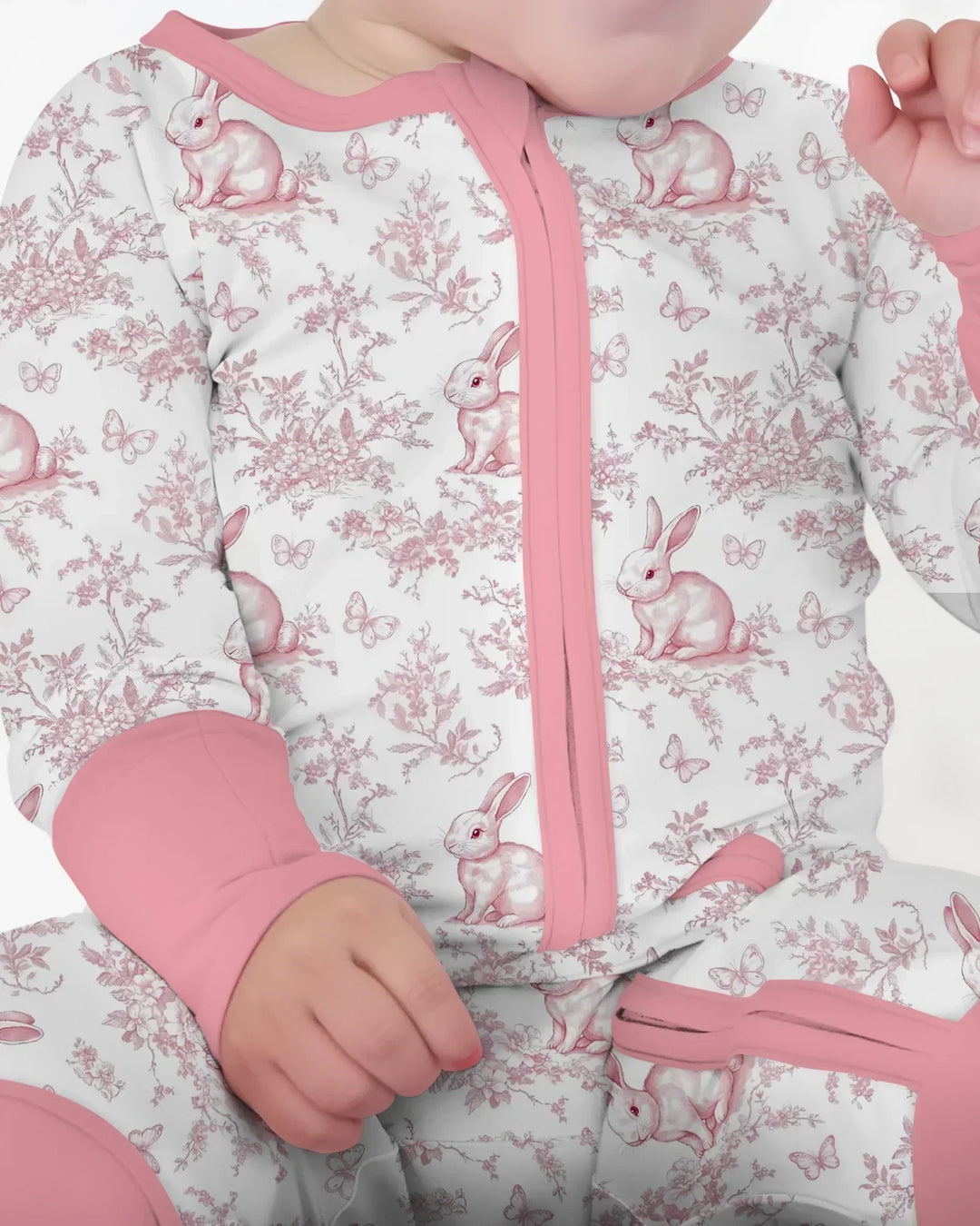 Easter Chinoiserie Toile de Jouy Bamboo Convertible Zippy