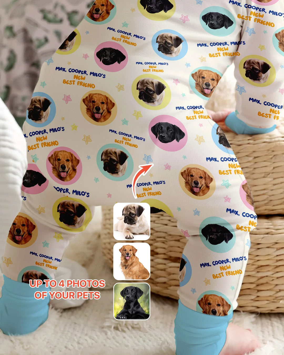 New Best Friend Custom Name And Pet Photos Convertible Zippy