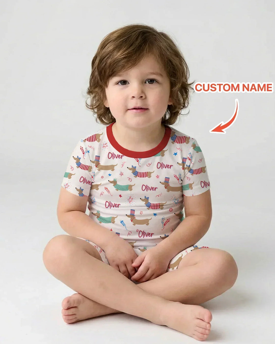 250 Years Of Freedom Bamboo Two Piece Short Sleeve Shorts Pajama Set
