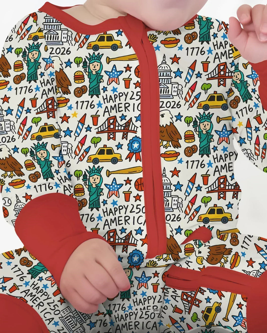 Doodle America 250th Anniversary Family Bamboo Convertible Zippy