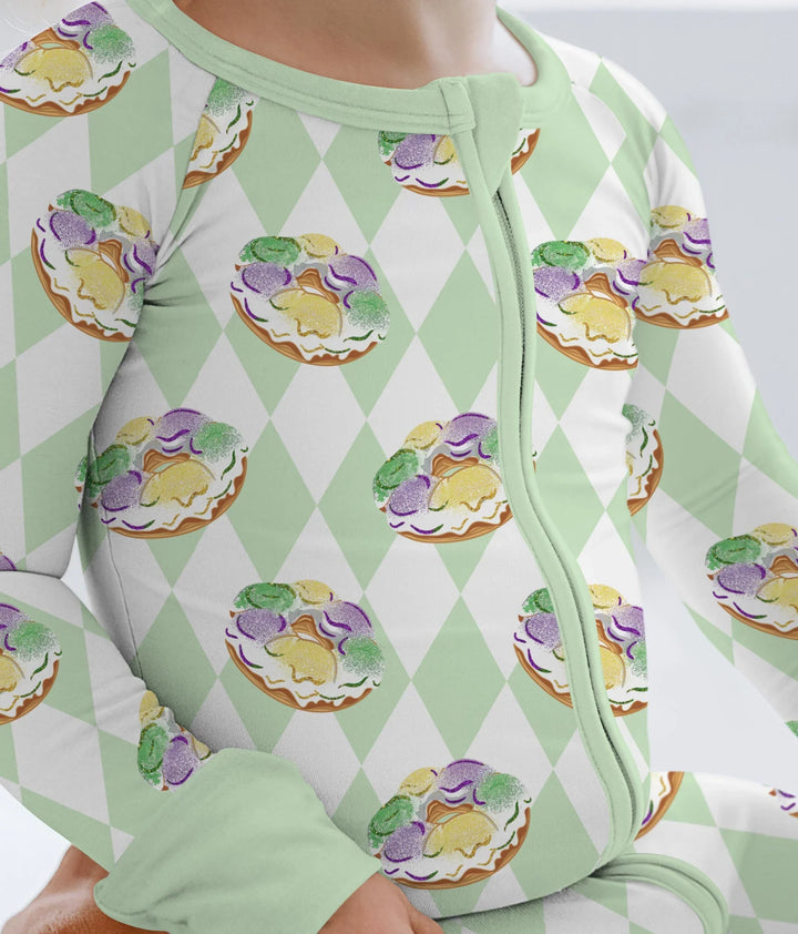 Mardi Gras Donut Bamboo Convertible Zippy