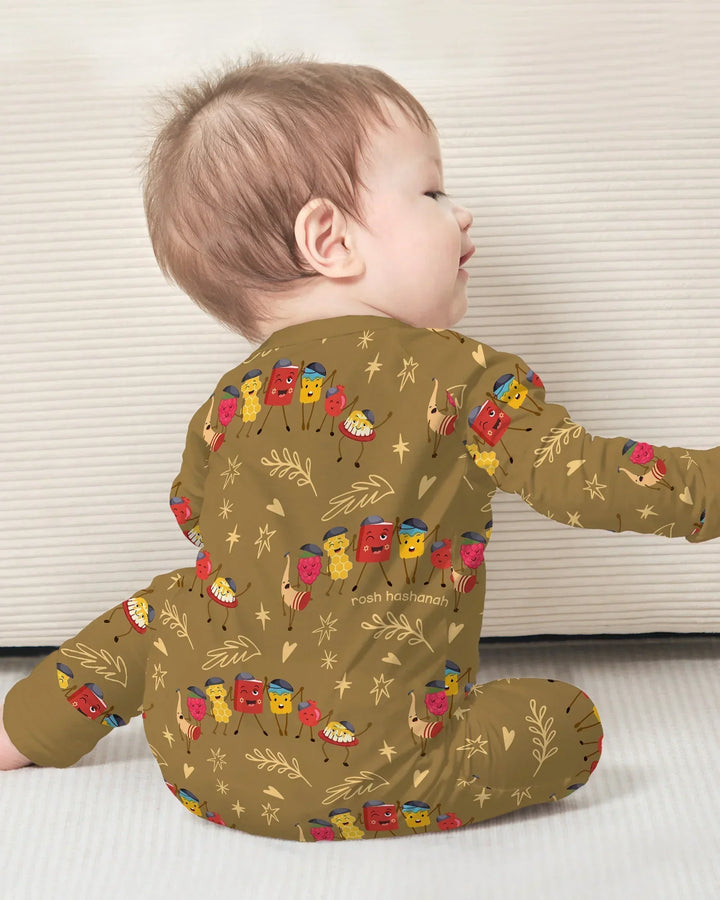 Let's Celebrate Rosh Hashanah Bamboo Convertible Zippy