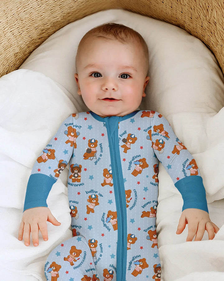 Born To Play Baseball Bamboo Convertible Zippy