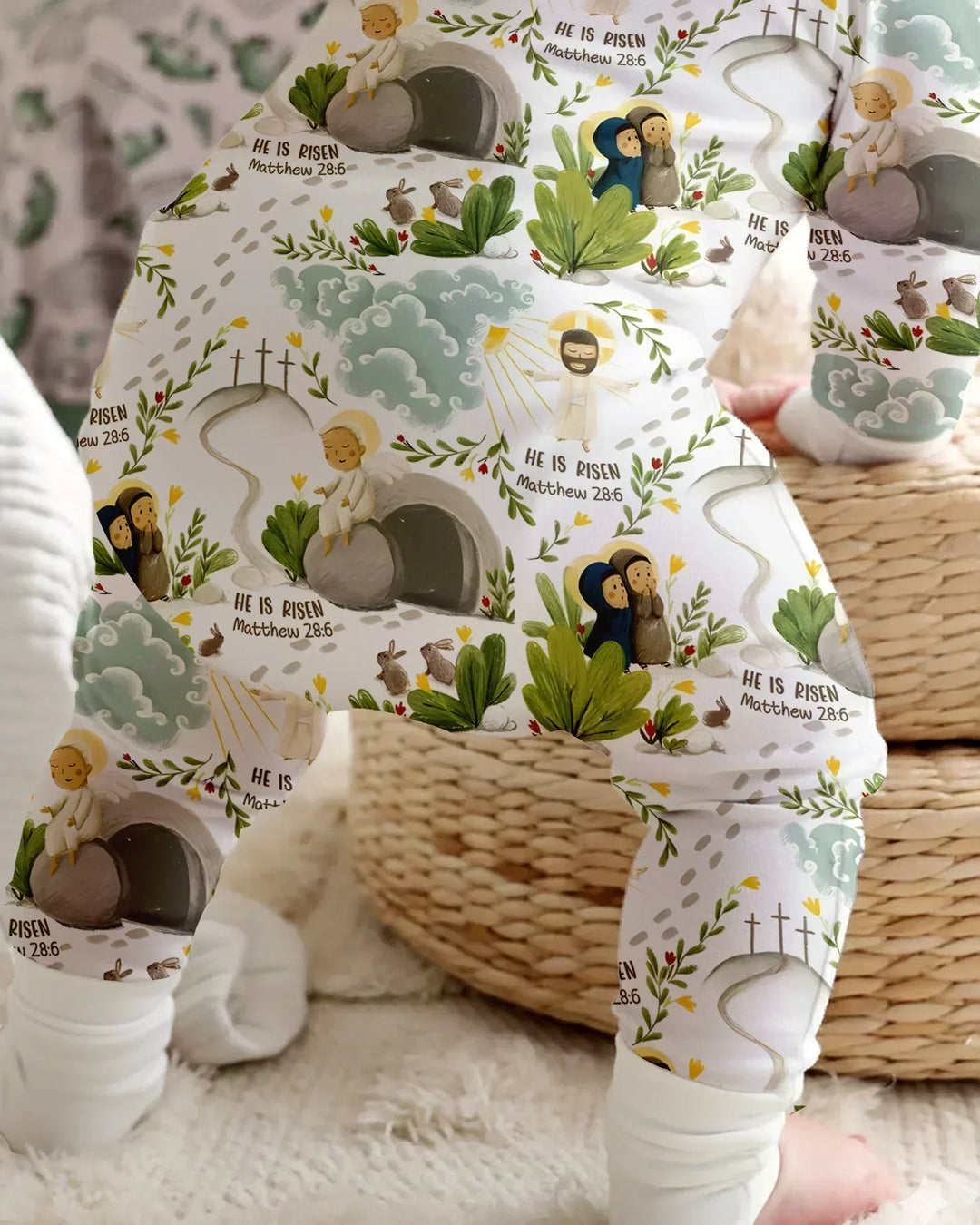 He Is Risen Bamboo Convertible Zippy