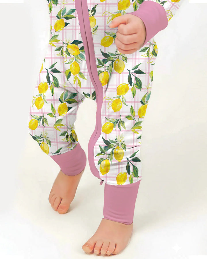 Mediterranean Lemons Family Matching Bamboo Convertible Zippy