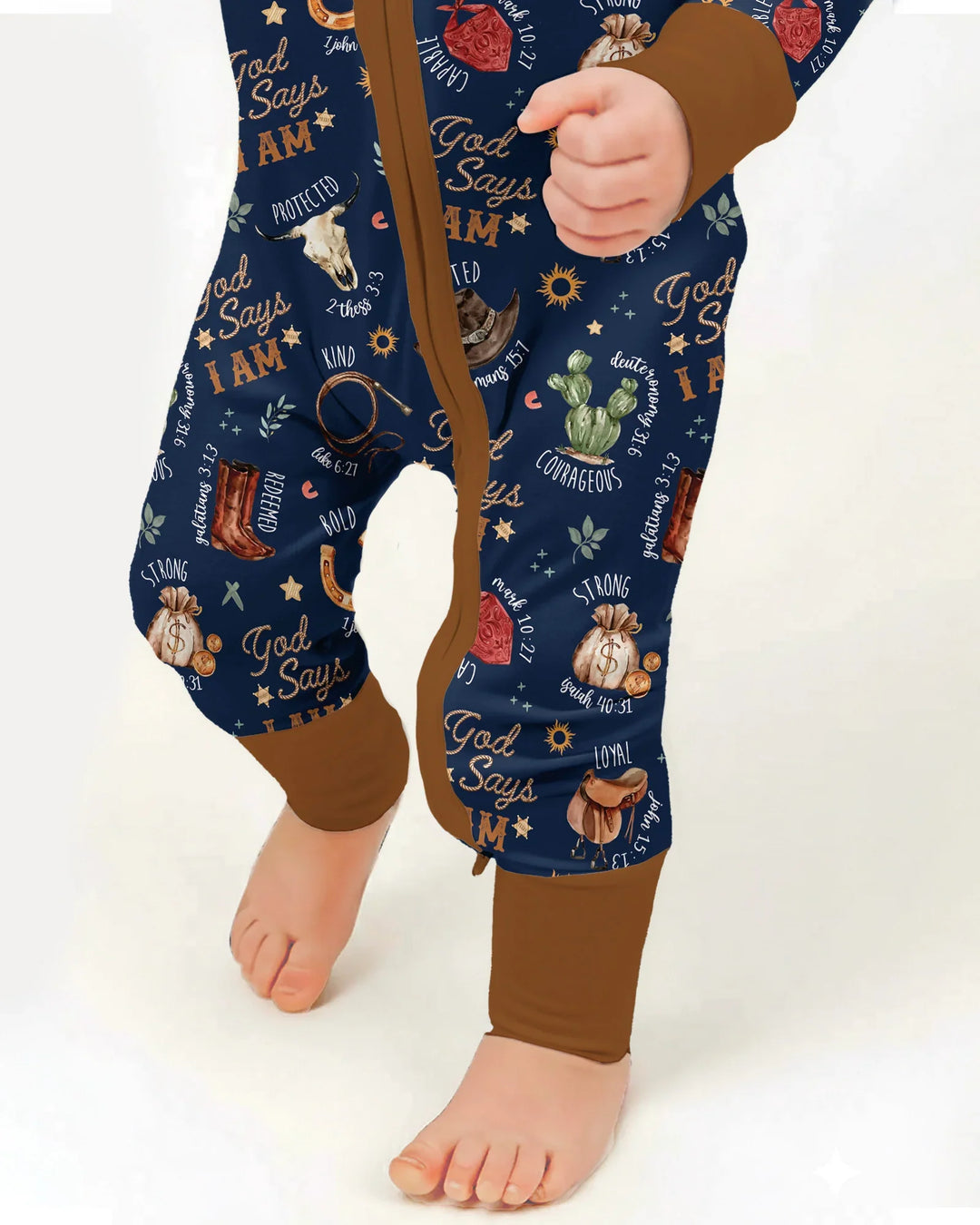 God Says I Am Western Faith Bamboo Convertible Zippy