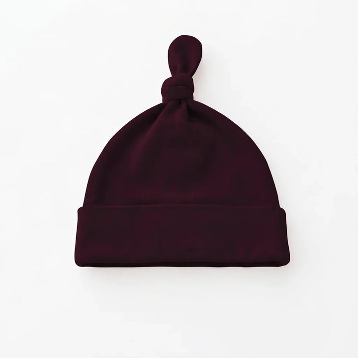 Solid Color Bamboo Knotted Hat