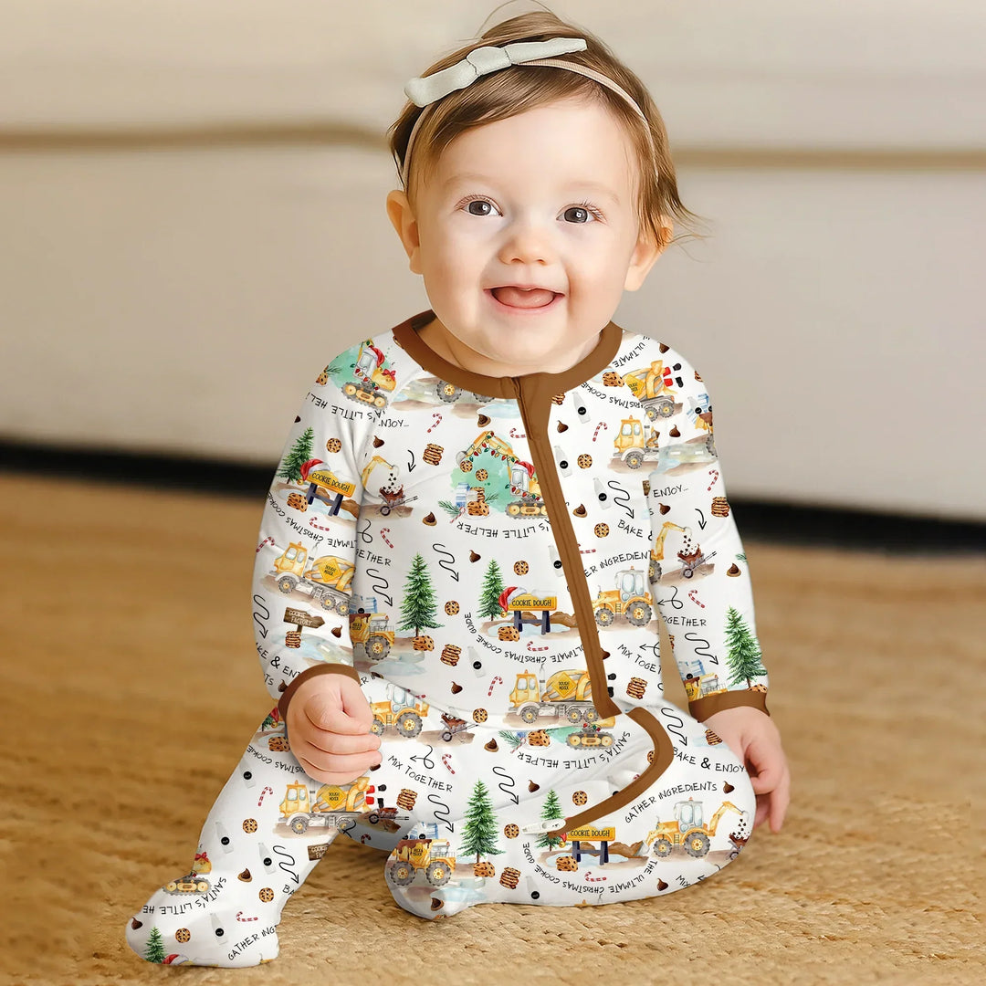 Construction Christmas Cookie Bamboo Convertible Zippy
