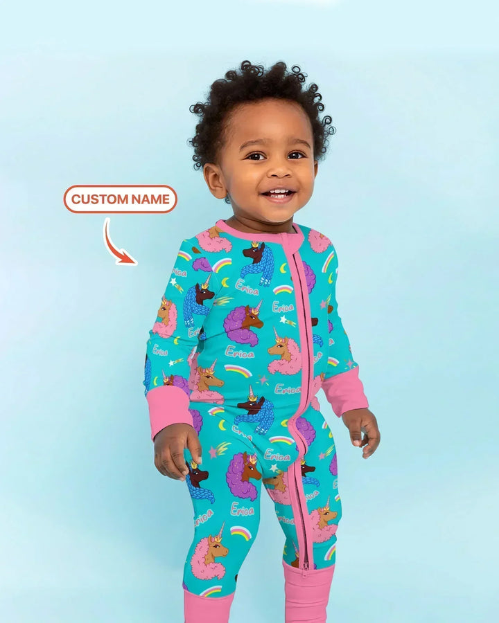 African Astro Unicorn Bamboo Convertible Zippy