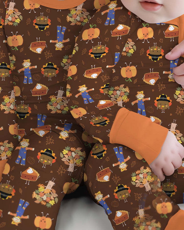 Thanksgiving Festive Bamboo Convertible Zippy