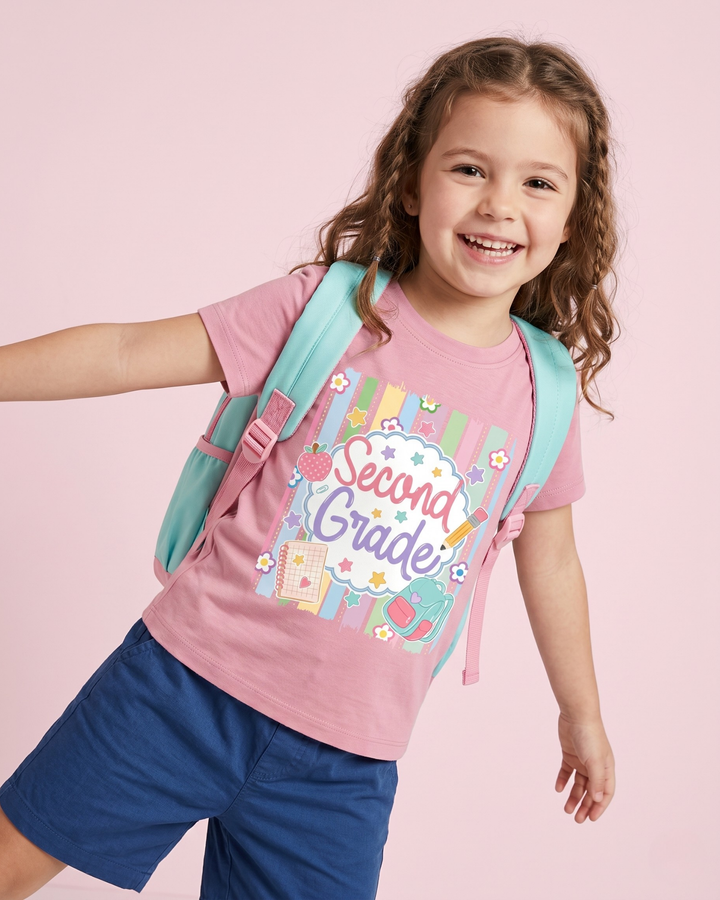 Custom Kindergarten & Grade Bamboo Crewneck T-Shirt