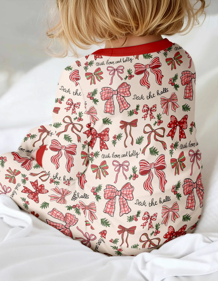 Coquette Christmas Bows Bamboo Convertible Zippy