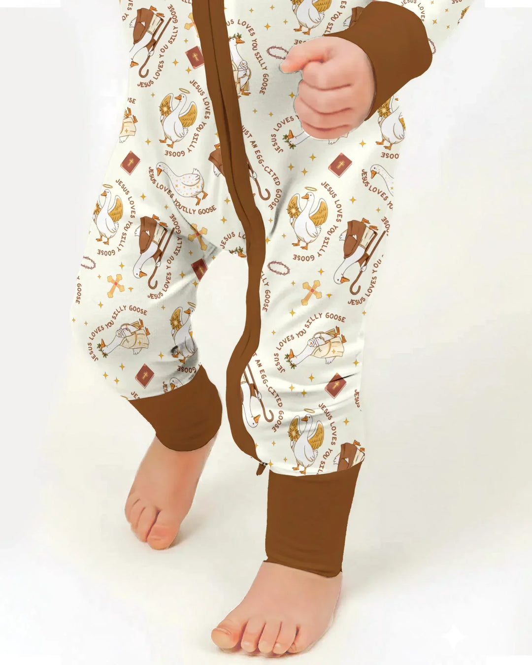 Jesus Loves You Silly Goose Bamboo Convertible Zippy