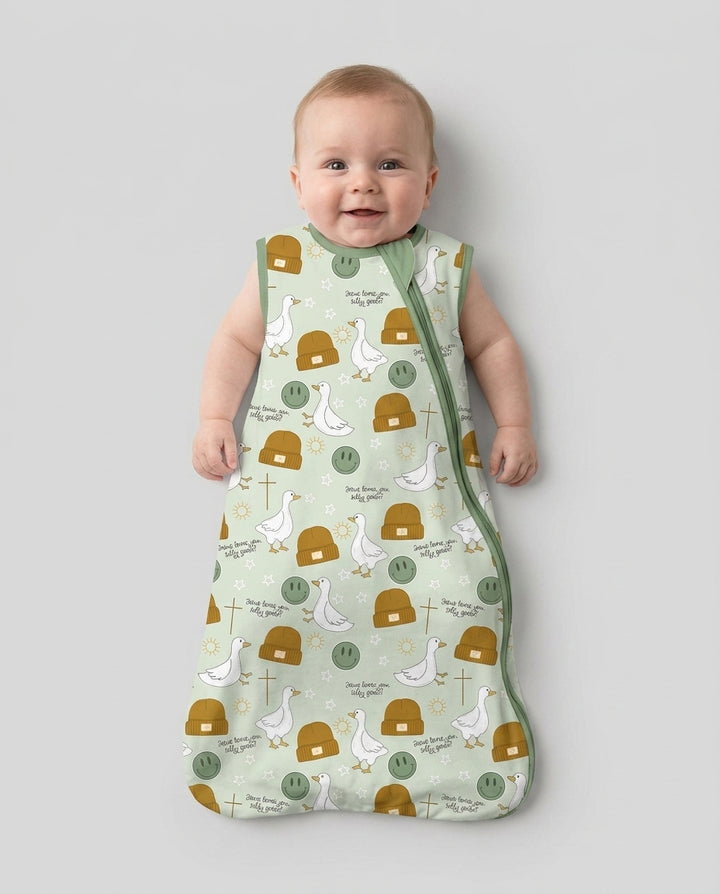 Jesus Loves You Silly Goose Bamboo Sleep Bag